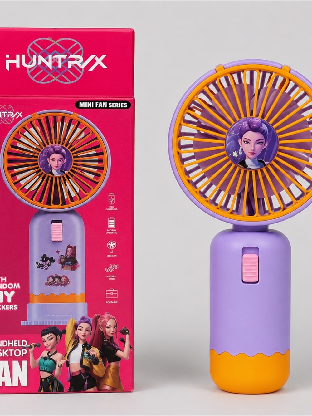 Rumi Mini Handheld & Desktop USB Rechargeable Fan
